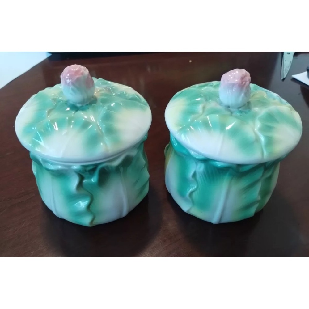 Vintage ceramic cabbage jar